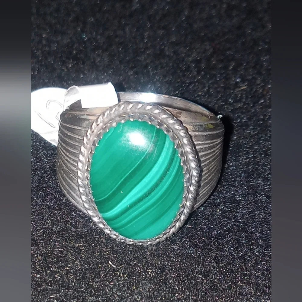 Navajo Native American Sterling Mens Ring Vintage 12